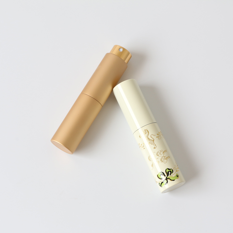 Bio degradable aluminum mini empty spray bottle for perfume 8ml 10ml 15ml 20ml