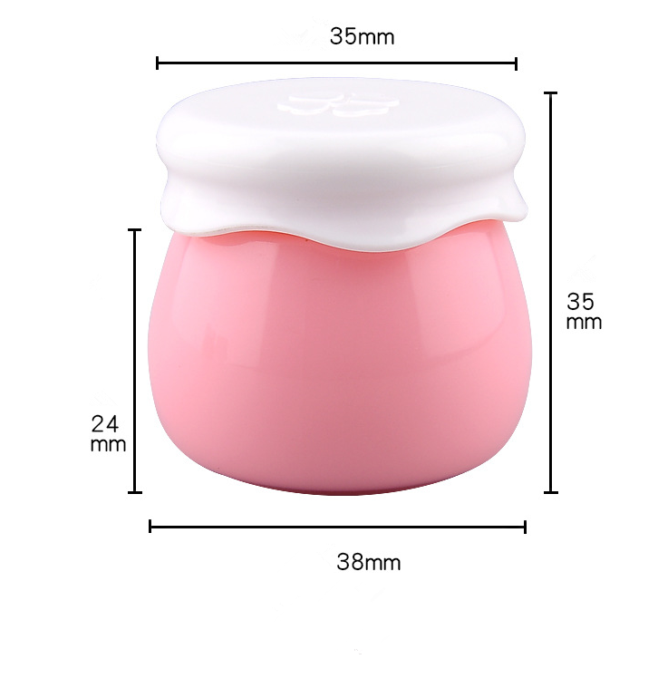 Biodegradable 10ml personalized yogurt jam candy plastic cream jar