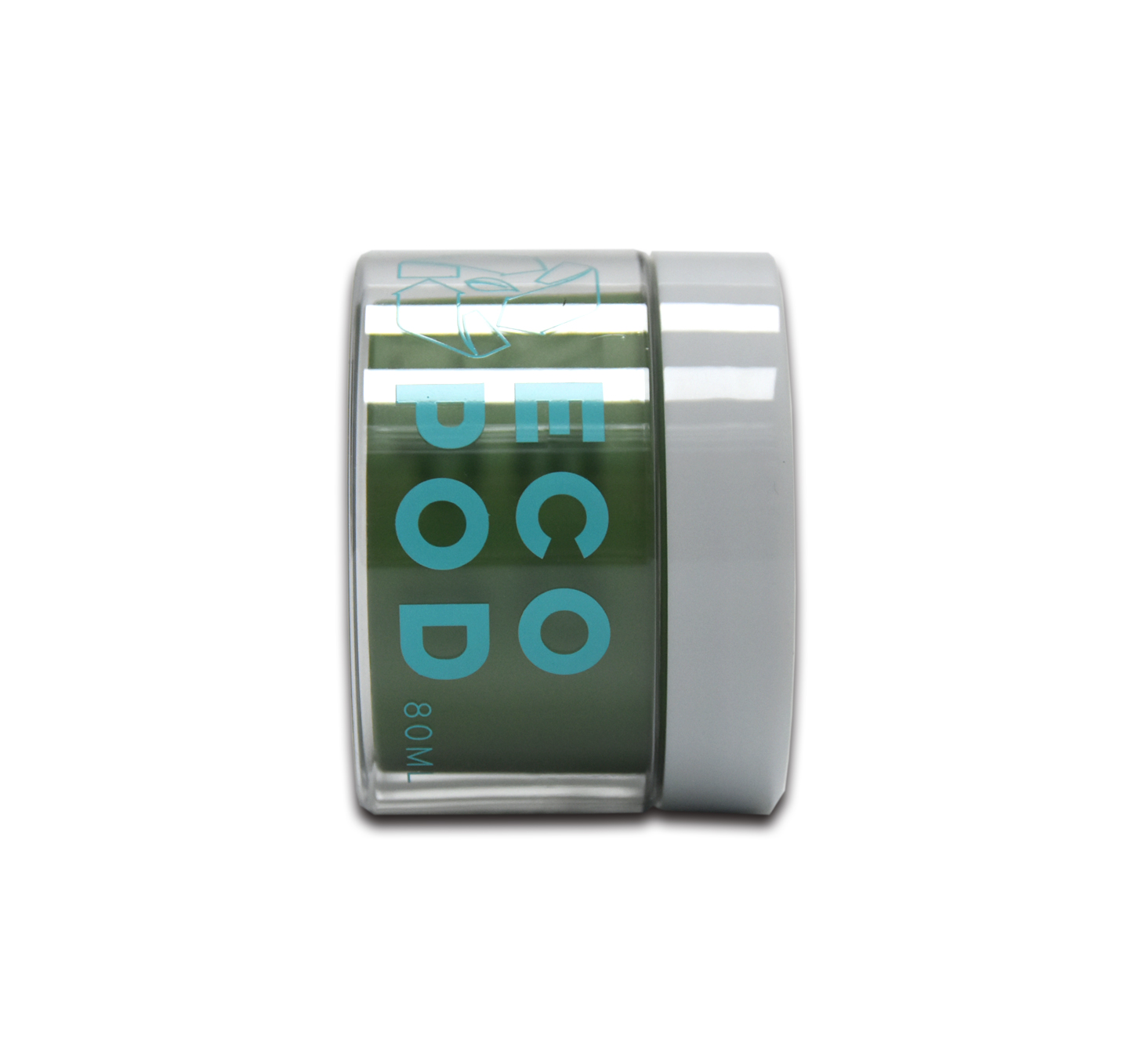 Biodegradable PET Plastic Cream Containers Packaging 80g Jar Clear Personal Care Jar with Lid