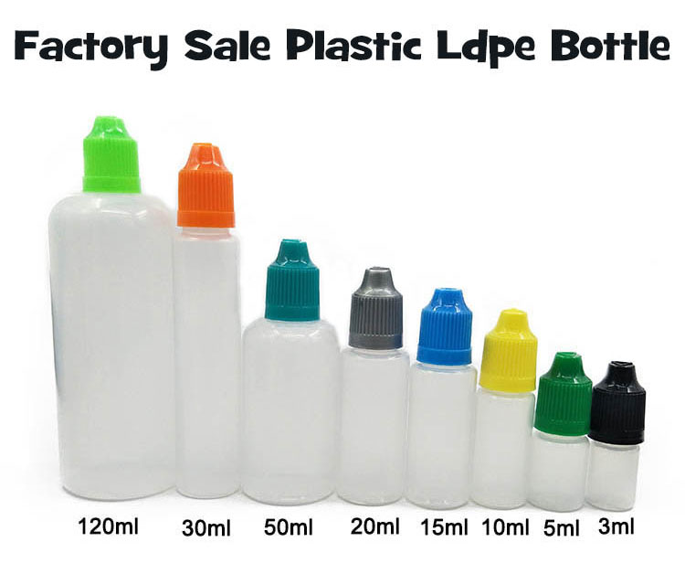 Black 5ml 10ml 15ml 20ml Eye Drop Bottle Ldpe Plastic Dropper Bottles 30ml 50ml 60ml 100ml 120ml For Essential Oil