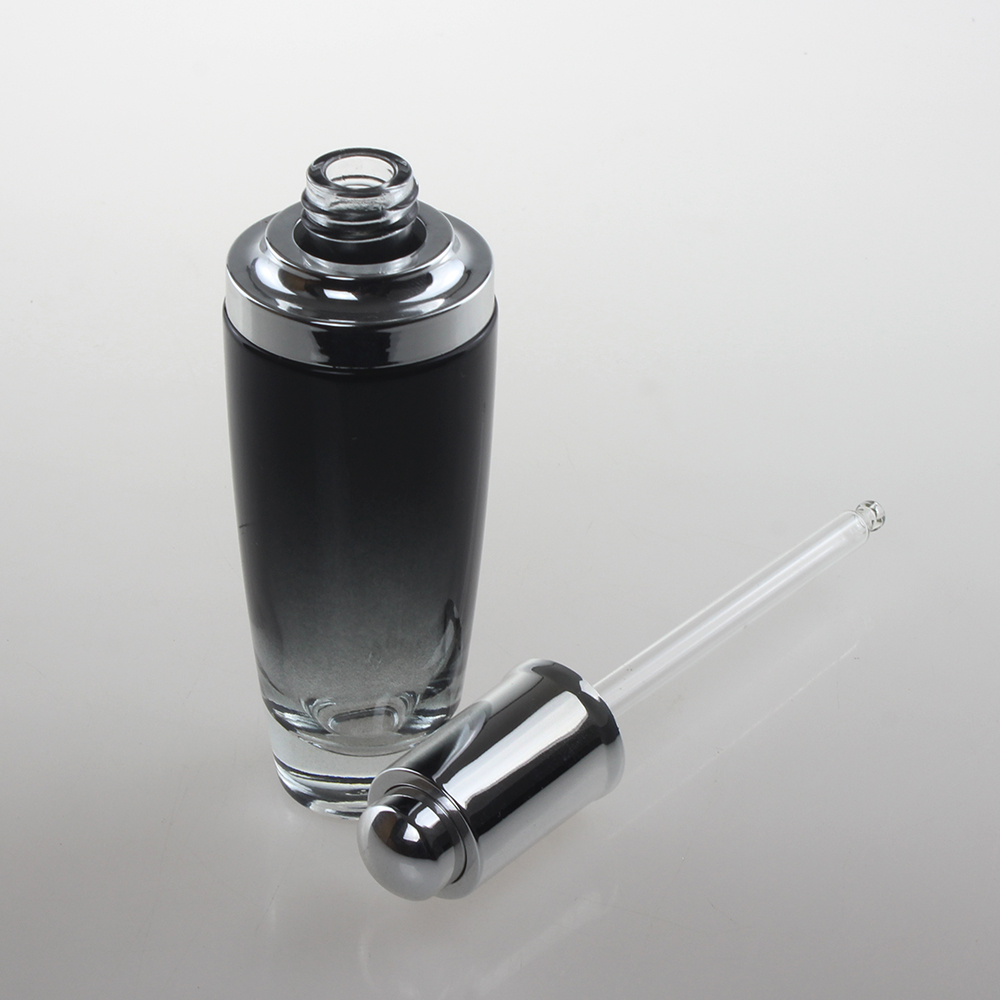 Black Clear and Red DB40 20ml 30ml 50ml essential oil bottle, bpa free dropper bottle