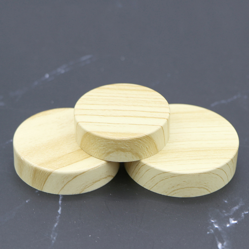 Black Coating Skin Care Cream Containers 10g 30g 50g Glass Cosmetic Jar with Bamboo Lid