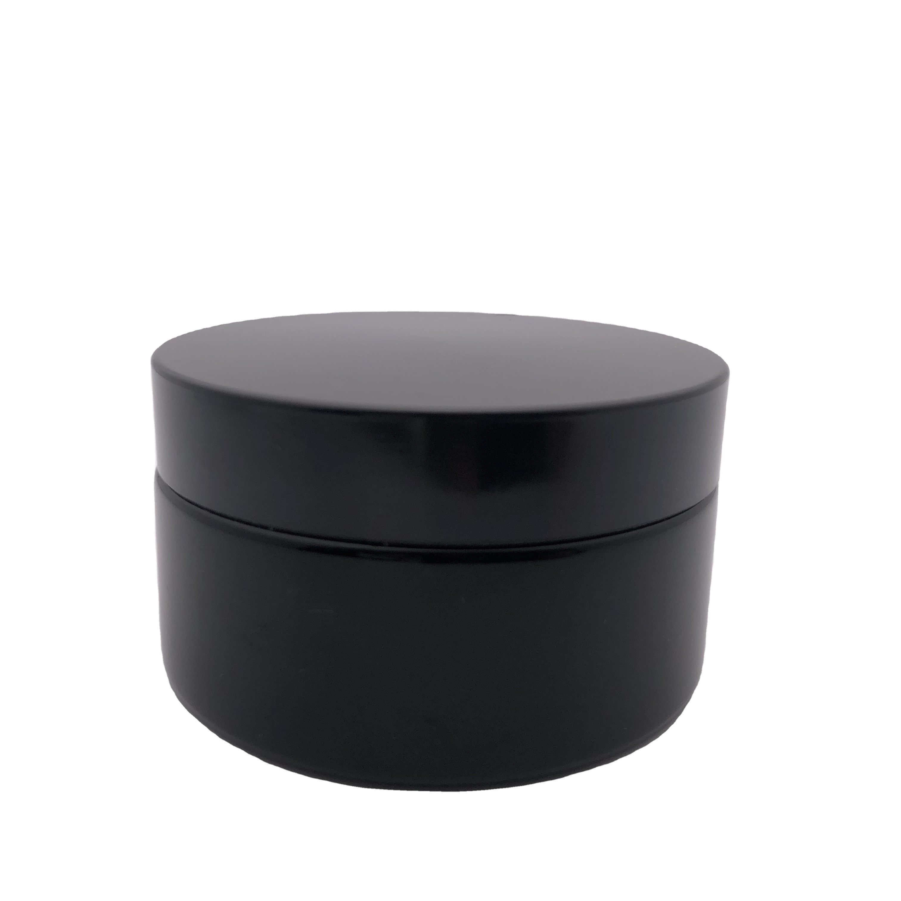 Black Glass Jar Cosmetic 50ml 100ml 120ml 250ml