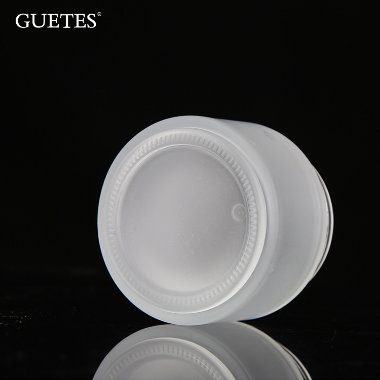 Black Gold Lids Body Scrub Butter Frosted Containers Custom Labels Glass Jars