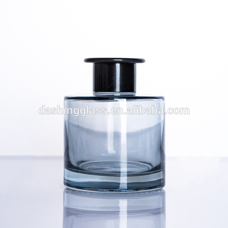 Black Reed Diffuser Botol Essential Oil Glass Bottle Reed Diffuser with Stick