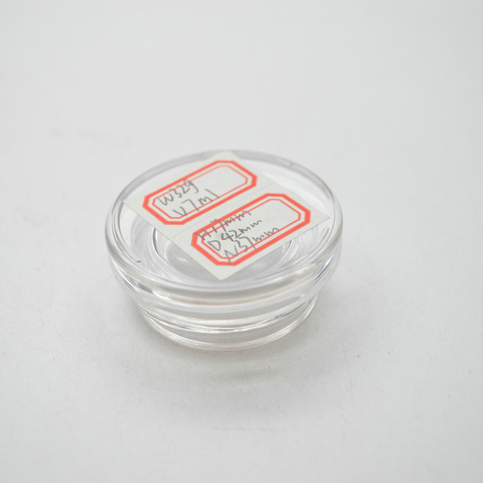 Black Screw Top Cap 7ml Low Profile Glass Concentrate Jar