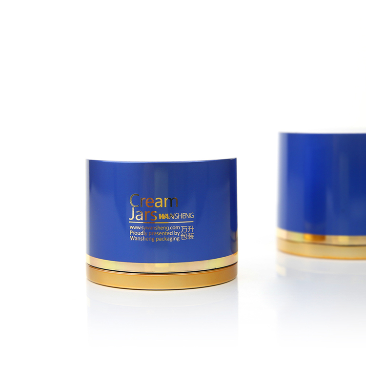 Black U shape ABS plastic material Cosmetic Cream Jar for skincare unique style 30/50g