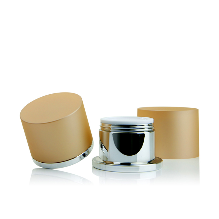 Black U shape ABS plastic material Cosmetic Cream Jar for skincare unique style 30/50g