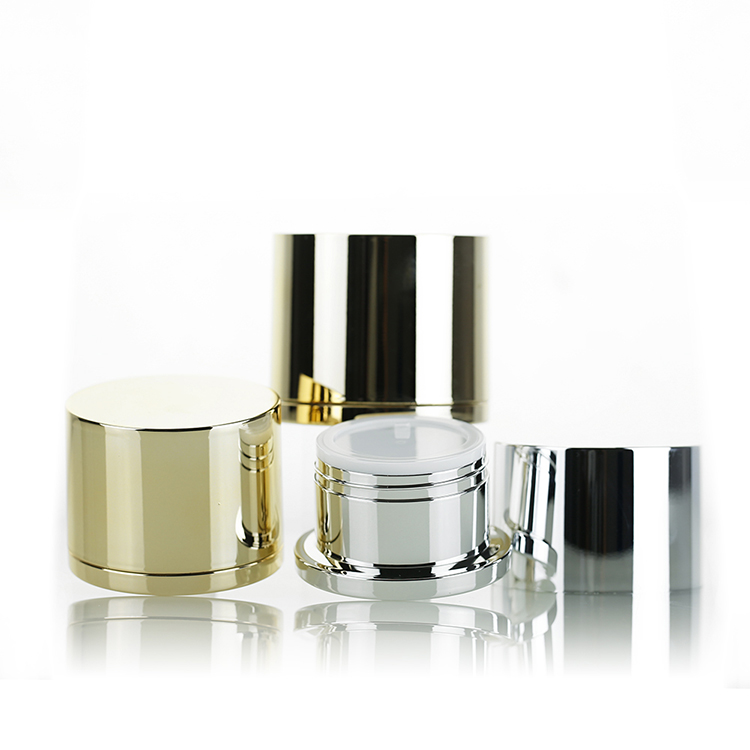 Black U shape ABS plastic material Cosmetic Cream Jar for skincare unique style 30/50g