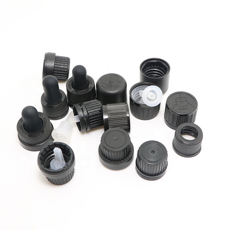 Black aluminium cap scrap Screw Cap for Diffuser Bottle