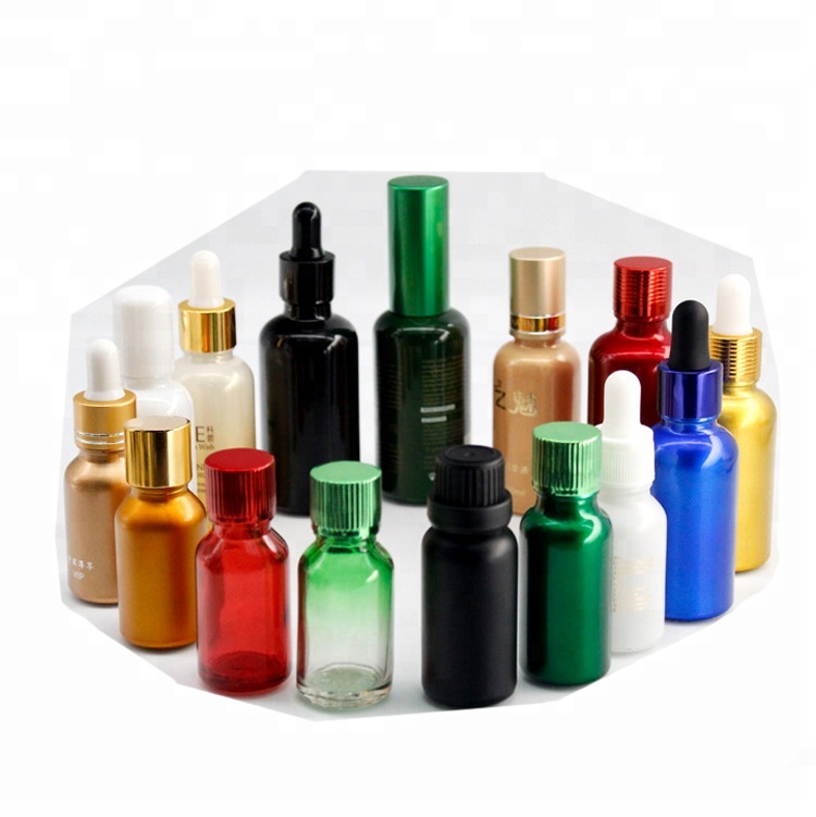 Black beard oil packaging 30ml glass oil 1oz dropper tincture bottles with pipet flesjes