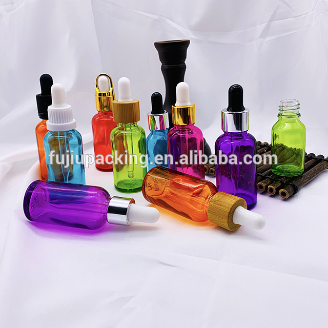 Black essential oil bottle glass dropper bottle 30ml for cbd oil