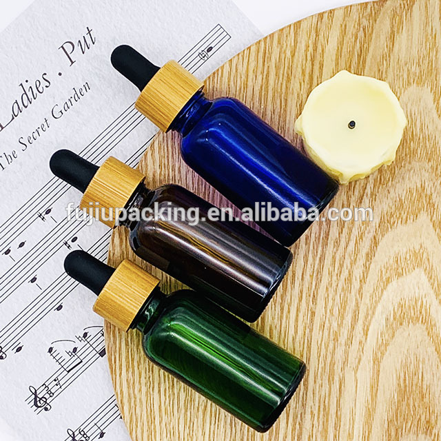 Black essential oil bottle glass dropper bottle 30ml for cbd oil