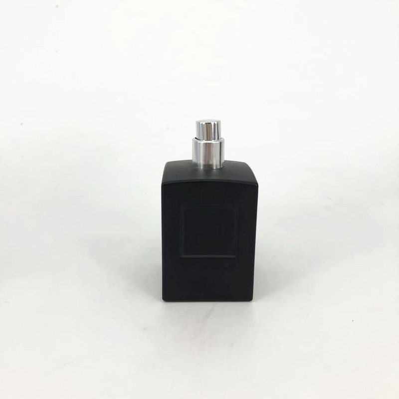 Black glass perfume bottle spray bottle cosmetic perfume bottle 50ml