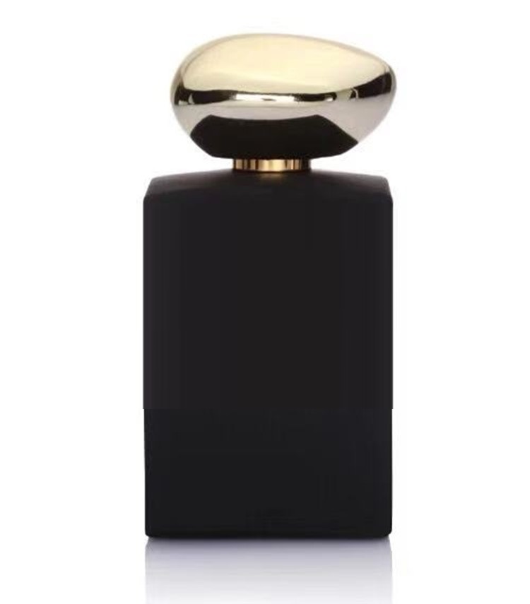 Black glass perfume bottle spray bottle cosmetic perfume bottle 50ml
