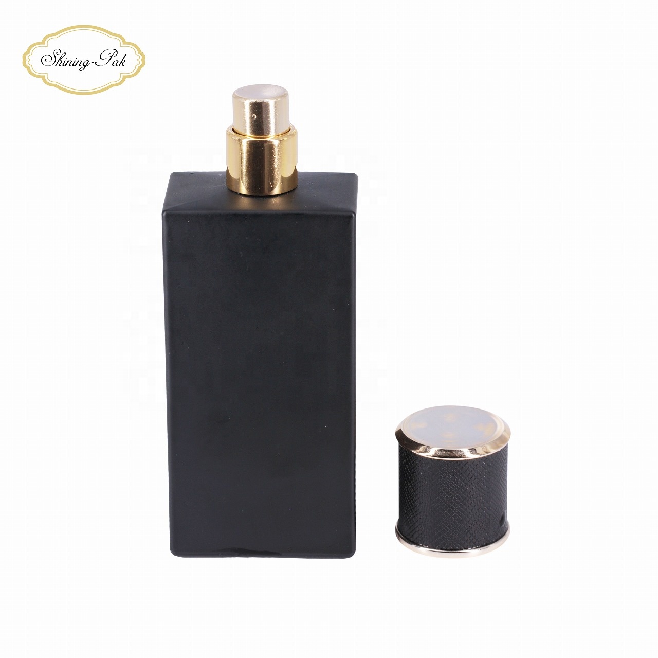 Black in stock 50ml wholesale perfume glass bottles