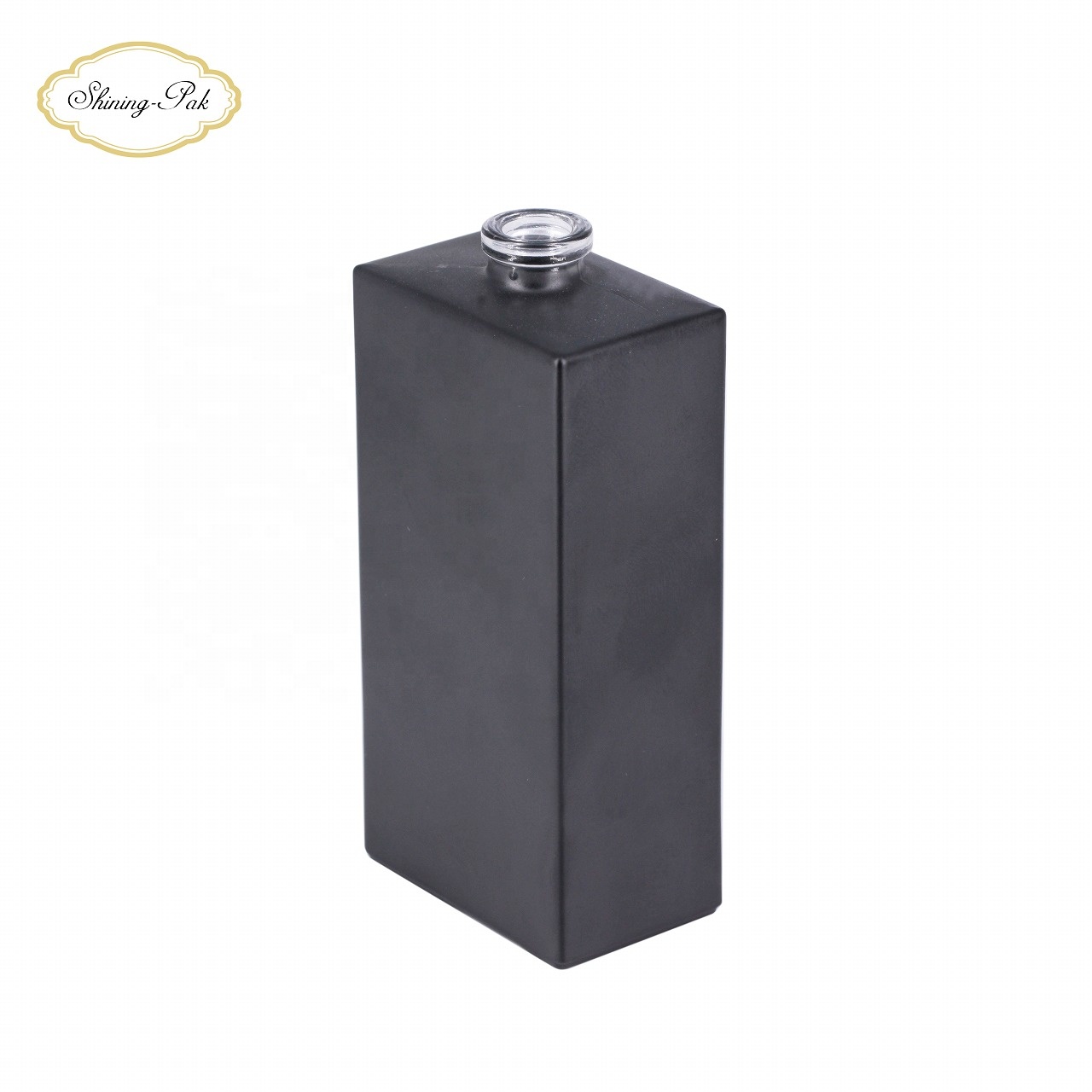 Black in stock 50ml wholesale perfume glass bottles