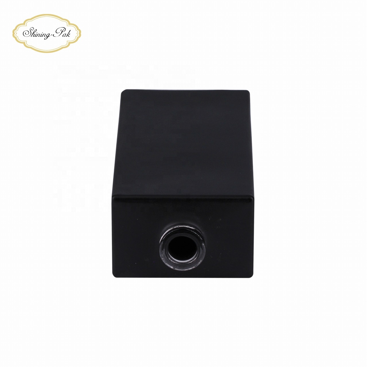 Black in stock 50ml wholesale perfume glass bottles