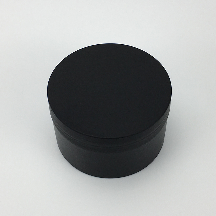 Black thick double wall 100ml 150ml 250ml plastic PP jar for body butter