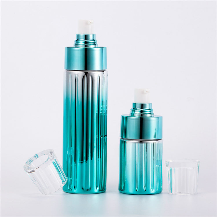 Blue 30g 50g 40ml 100ml 120ml Premium Glass Perfume Bottle Cosmetic Jar Bottles