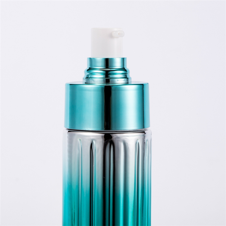 Blue 30g 50g 40ml 100ml 120ml Premium Glass Perfume Bottle Cosmetic Jar Bottles