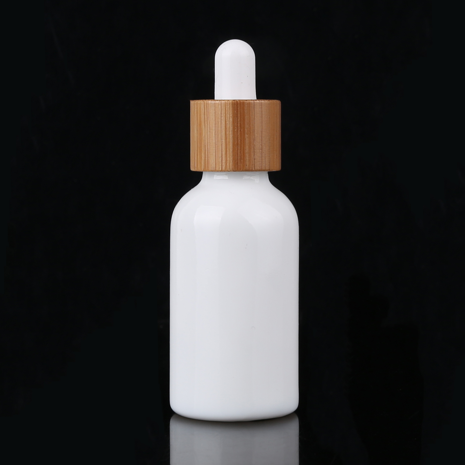 Blue Amber Matte 30ml Essential Oil Bottle Frosted Glass Dropper Bottles with Bamb Pump