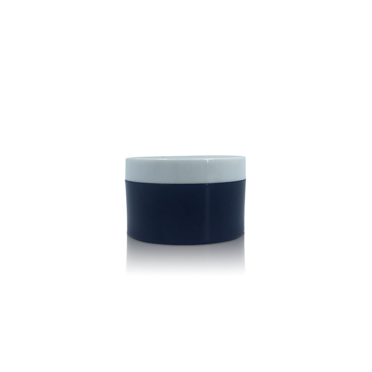 Blue Facial-pack Moisturizer Skincare Cosmetic Packaging Plastic Double Wall Cream Jar 120g