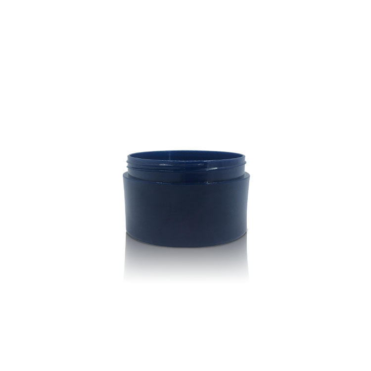 Blue Facial-pack Moisturizer Skincare Cosmetic Packaging Plastic Double Wall Cream Jar 120g