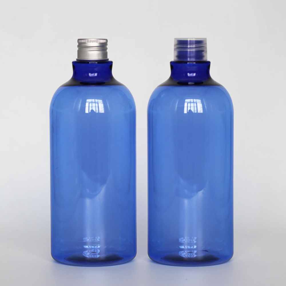 Blue Oval PET36 Lotion/Spray/Screw Cap Bottle, 500ml Cosmetic Package