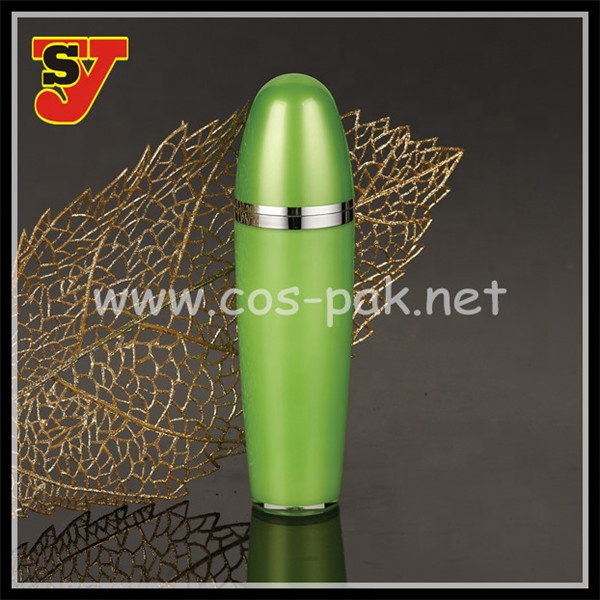Blue color squeeze luxury cosmetic bottle for lotion