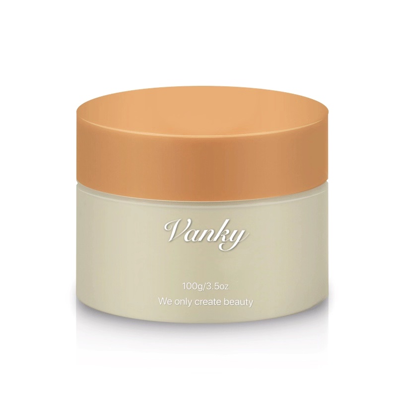 Blue colored 100g 3.5oz customized high quality glass jar