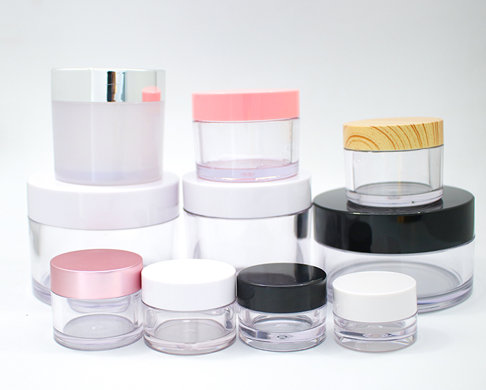 Body Lip Scrub PET Frosted Cosmetics Jar 1oz 1.7oz 3oz 5oz 6oz 8oz Cosmetic Empty Cream Packaging with Shiny Rose Gold Cap