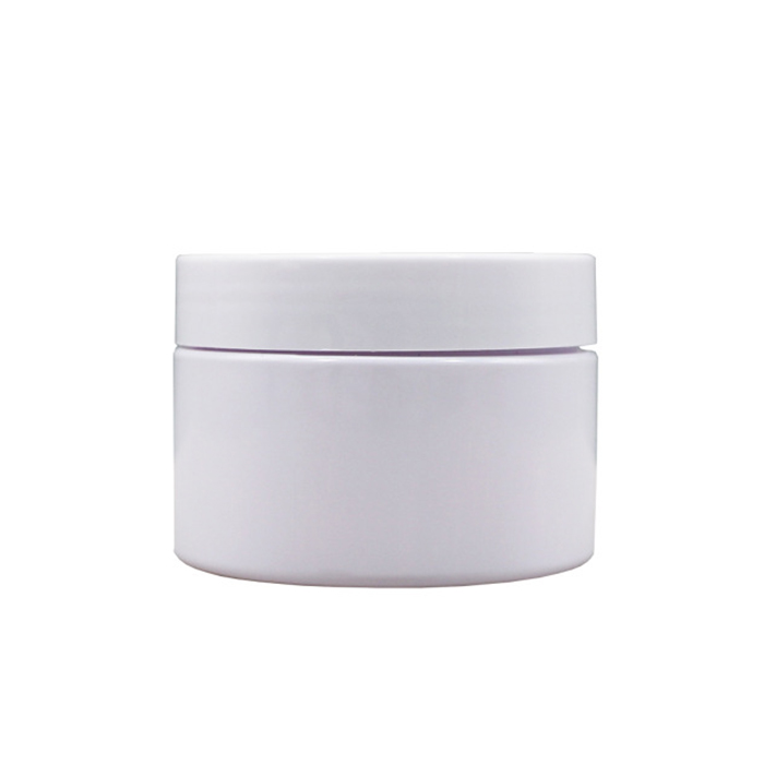 Body Sugar Scrub cosmetics containers empty 100g white plastic container jar hair products packaging