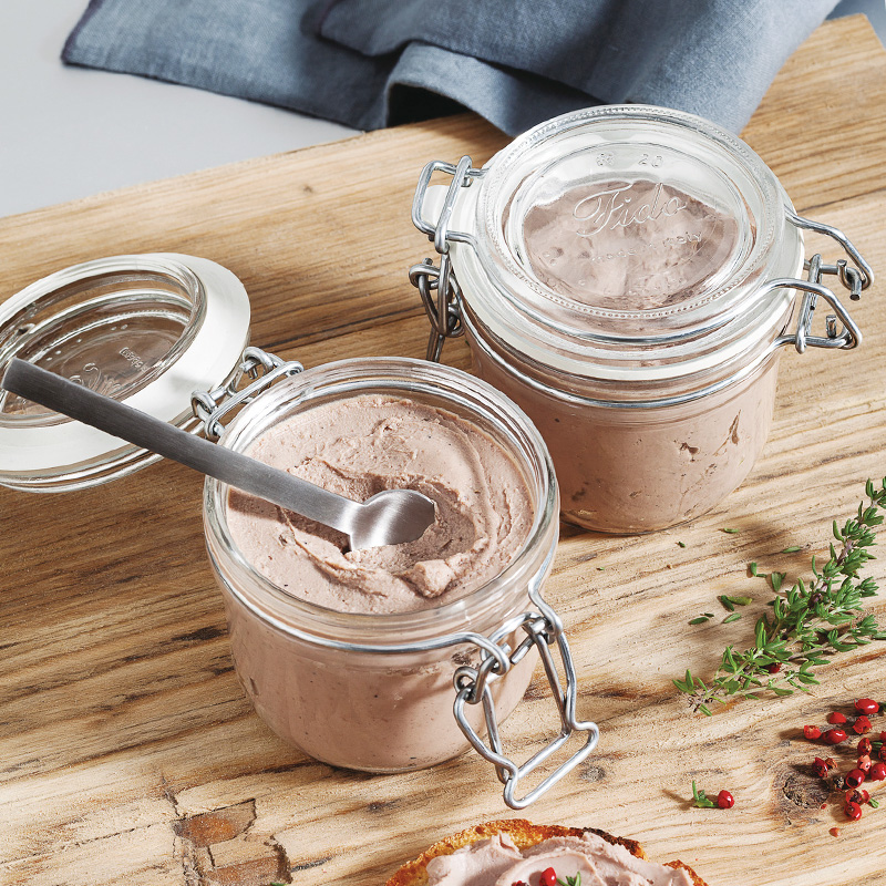 Bormioli Rocco High Quality Decorative Home Kitchen Use Glass Fido Buckle Locking Bottle Jar with Sealed lid