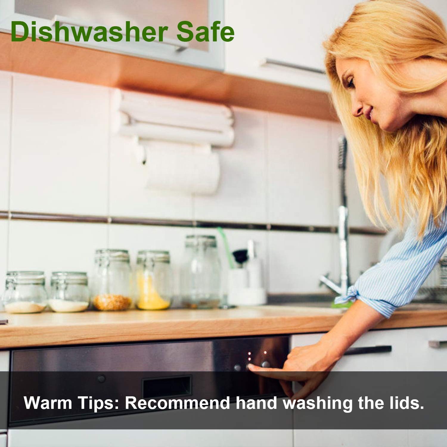 Borosilcate food storage glass jars kitchen canister set with bamboo lid