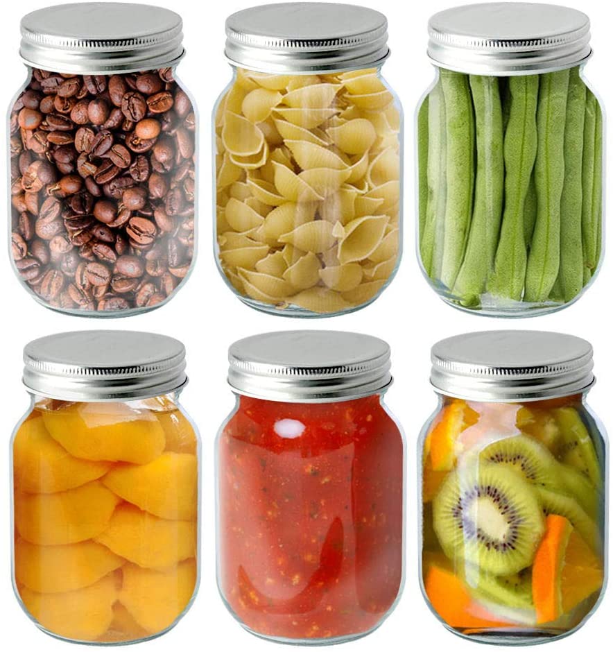 Borosilicate Glass Food Storage Jar Airtight Container Glass Food Honey Cookie Storage Jar Glas Jar with Lids