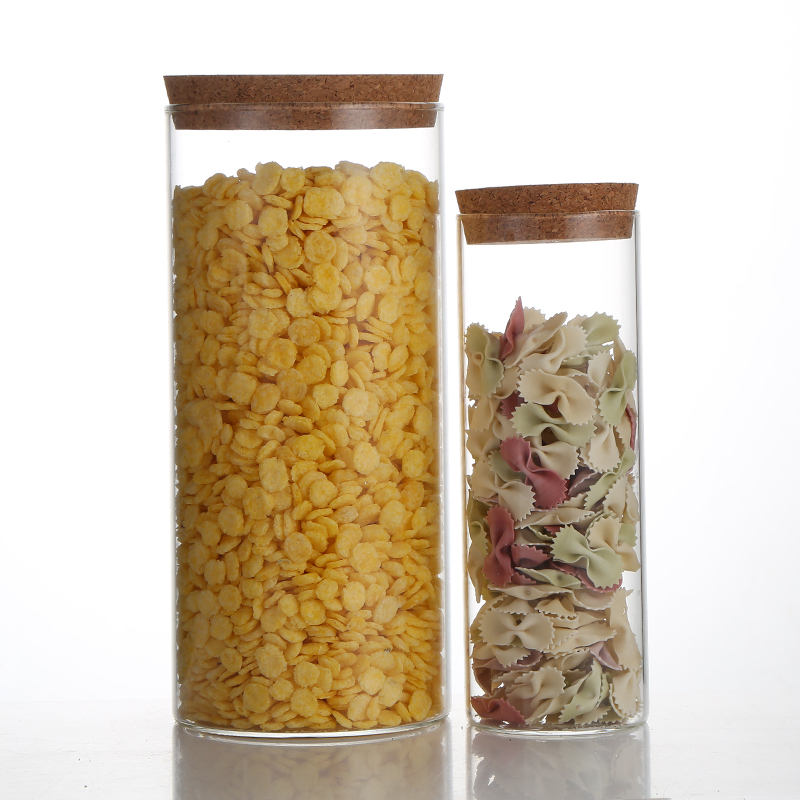 Borosilicate Jars Kitchen Storage Jars Food Storage Glass Jars With Lids Glass