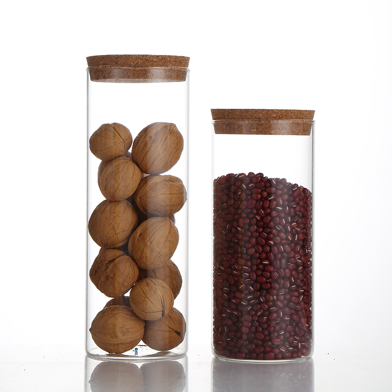 Borosilicate Jars Kitchen Storage Jars Food Storage Glass Jars With Lids Glass