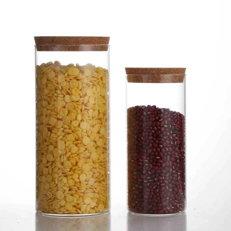 Borosilicate Jars Kitchen Storage Jars Food Storage Glass Jars With Lids Glass