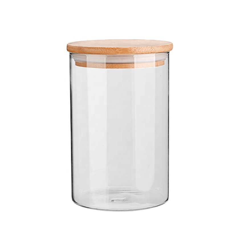 Borosilicate Storage Clear Coffee Empty Food Big Blown Cookie Cheap Candy Jar With Lid Glass