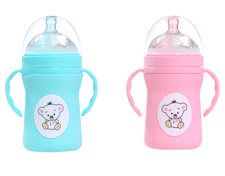 Borosilicate glass Baby bottles  baby feeding glass bottles 120ml