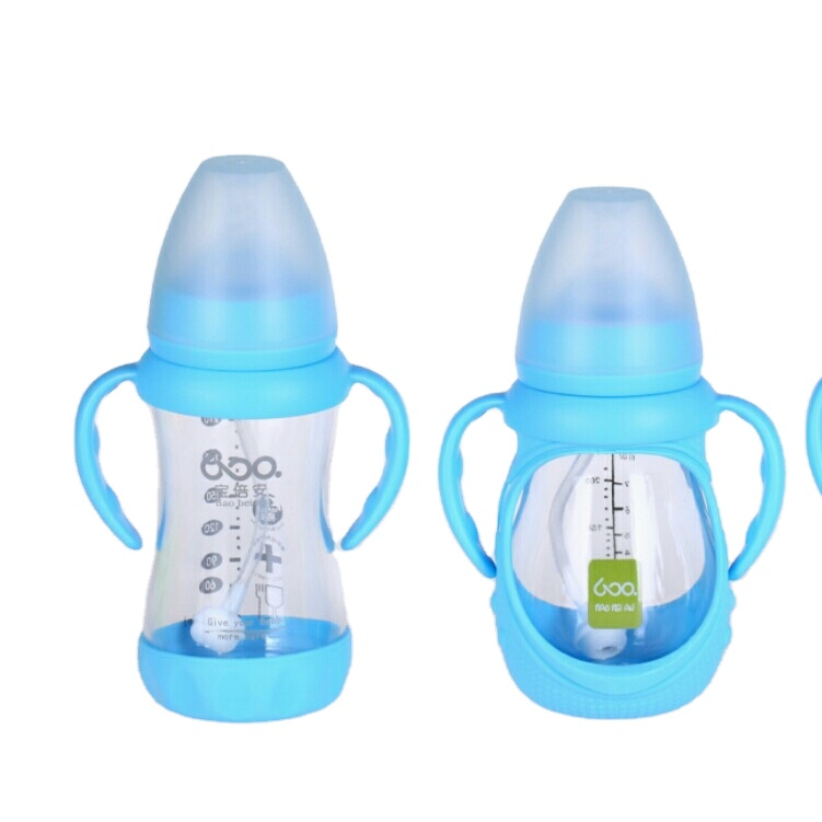 Borosilicate glass baby feeding bottles  0%BPA