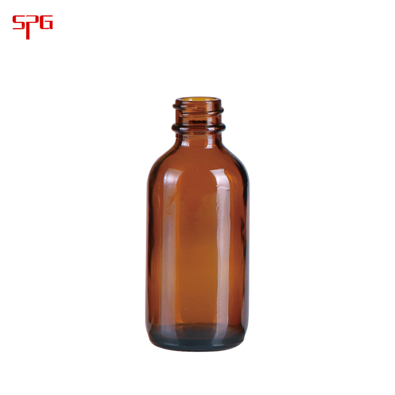 Boston Round 1/2oz--4oz Amber Black Glass Bottles Cold Brew Coffee Kombucha