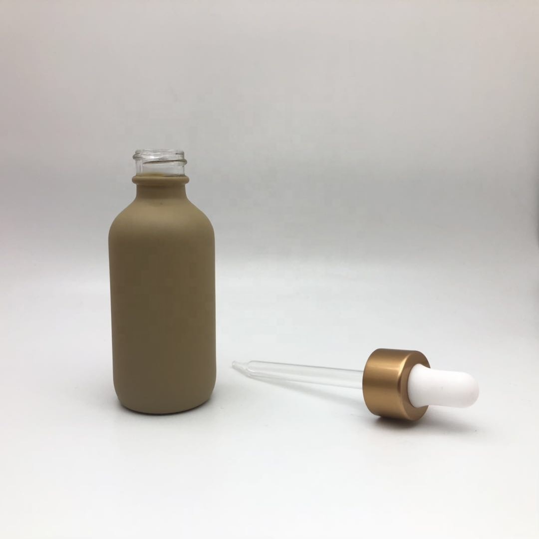 Boston Round Empty Glass Serum Bottles With Dropper Made In China