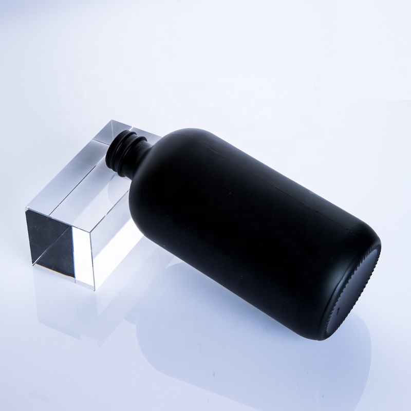 Boston Round Glass Bottle Beverage Glass Bottle Manufacturer 500ml Foam Pump Bottle