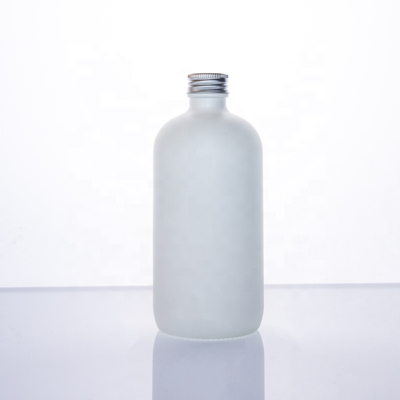 Boston Round Glass Bottle Beverage Glass Bottle Manufacturer 500ml Foam Pump Bottle