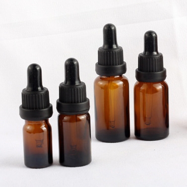 Boston round amber 10ml 20ml 30ml 50ml 100ml essential oil dropper glass bottle