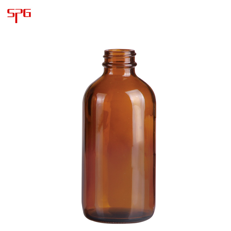 Boston round glass bottle 1/2oz 1oz 2oz 4oz 8oz 16oz