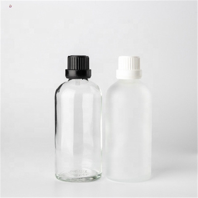 Boston round graduated 2oz 4oz 30ml glass dropper bottles 15ml clear