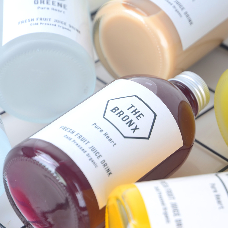 Botellas De Cristal Milk Tea Botol Kaca 250ml 500ml Glass Milk Juice Bottles for Beverage